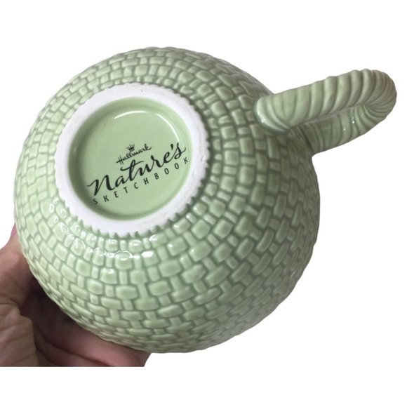 Hallmark Nature's Sketchbook Decorative Teapot w/ Oversize Mug Set - Cute! - Picture 8 of 9